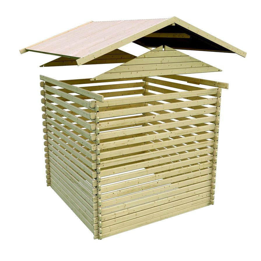 Díly dřevěného zahradního domku Karibu