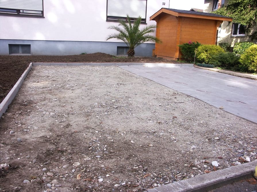 Úprava podloží pod travní dlaždice