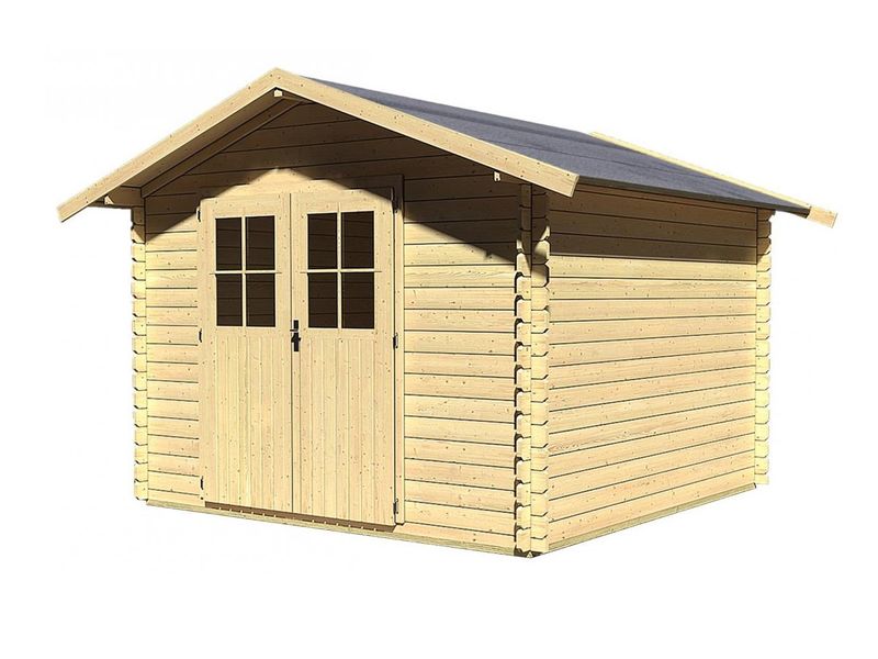 Dřevěný zahradní domek Karibu Seefeld 6