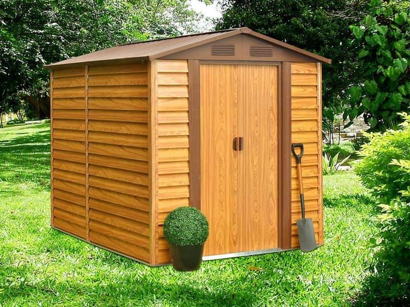 Plechový zahradní domek Maxtore Wood 86