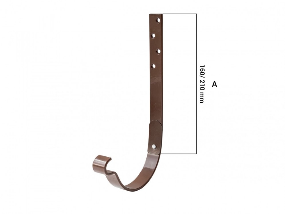 Žlabový hák (pozink) Gutta Aqua 125 mm