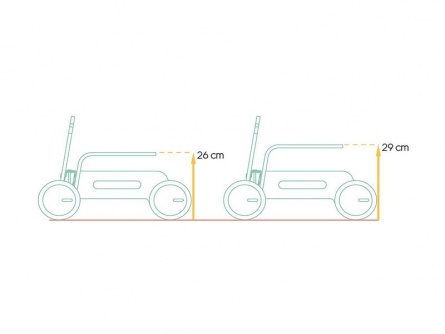 Dřevěné auto a chodítko Ambulance