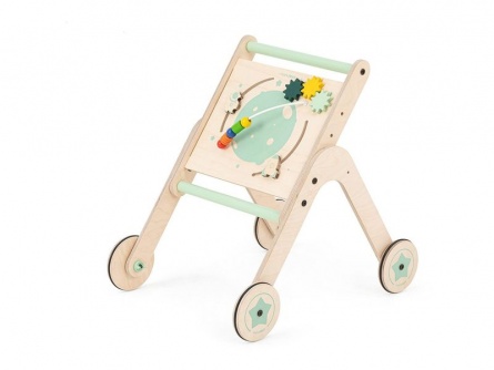 Dřevěné chodítko a hrací stolek WalkMe