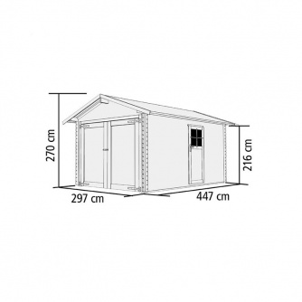 Karibu natur (stěna 28 mm)