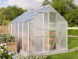 Polykarbonátový skleník Vitavia Target 6200 na zahradě