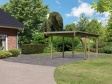Dřevěný carport na auto Karibu ECO 1A
