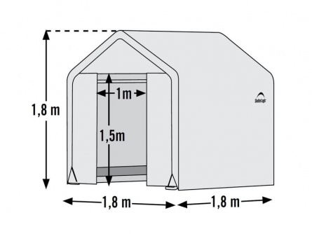 ShelterLogic 1,8 × 1,8 m
