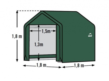 ShelterLogic 1,8 × 1,8 m
