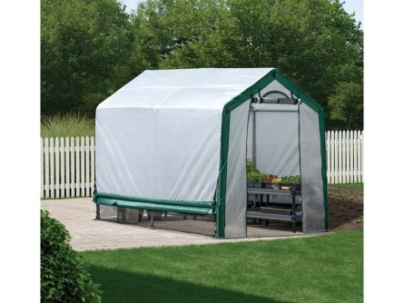 ShelterLogic 1,8 × 2,4 m bílo-zelená