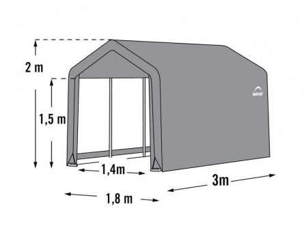 ShelterLogic 1,8 × 3 m