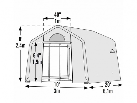 ShelterLogic  3 × 6,1 m