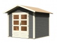 Dřevěný zahradní domek Karibu Talkau 4 tmavě šedá